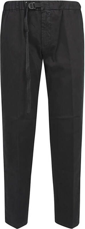 White Sand Tapered Trousers Black Dames