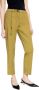 White Sand Marylin trousers with coulisse Groen Dames - Thumbnail 1