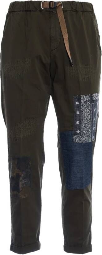 White Sand Trousers Groen Heren