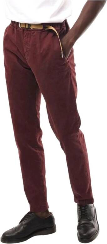 White Sand Trousers Rood Heren