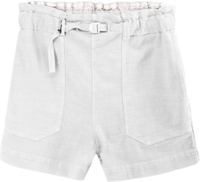 White Sand Shorts Jane Con Coulisse Wit Dames