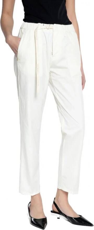 White Sand Marylin broek met Coulisse Wit Dames