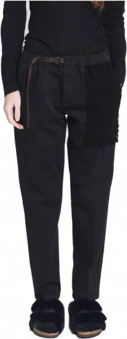 White Sand Trousers Zwart Dames