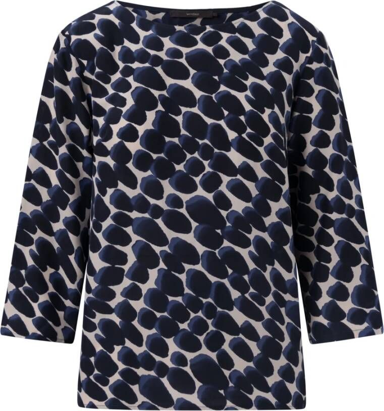 Windsor 52 Db805H 10016676 506 Blouse Db805H Blauw Dames