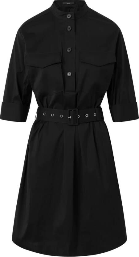 Windsor Veelzijdige Midi Jurk Black Dames