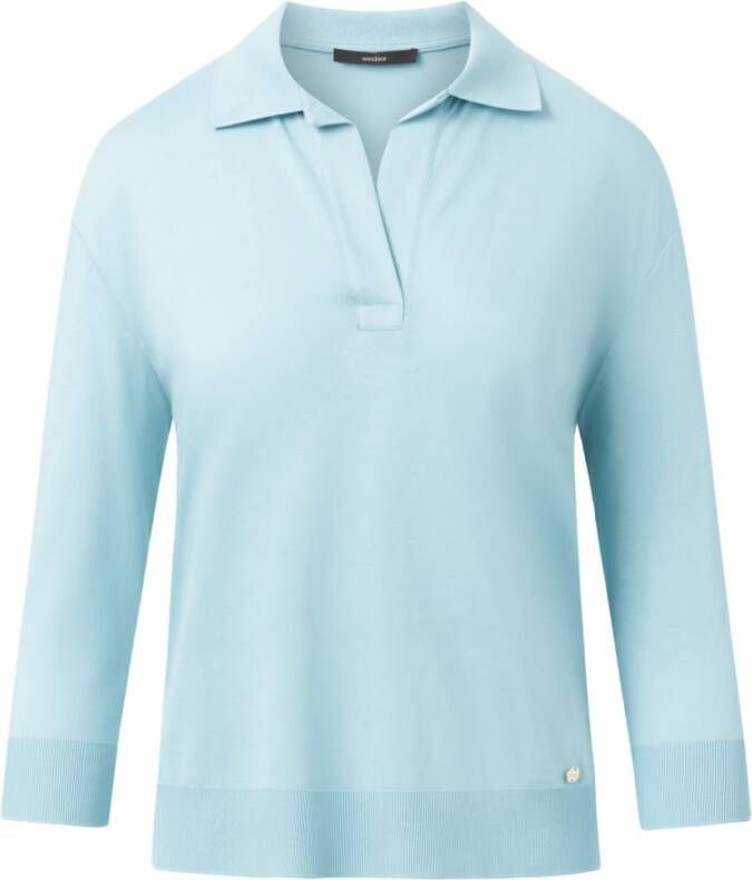 Windsor Sweatshirt 52 D723 10013248 Blauw Dames
