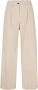 Windsor Wide Trousers Beige Dames - Thumbnail 1