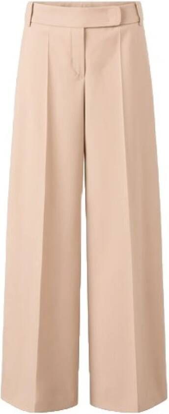 Windsor Wide Trousers Beige Dames