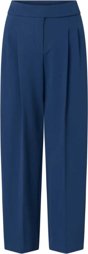 Windsor Wide Trousers Blauw Dames