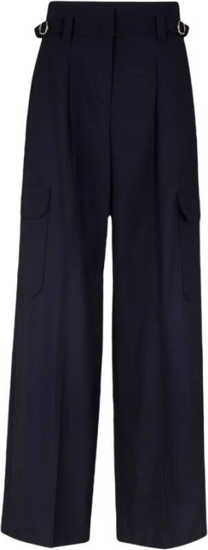 Windsor Wide Trousers Zwart Dames