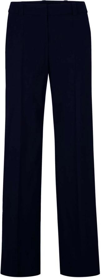 Windsor Slim fit stoffen broek van scheerwolmix