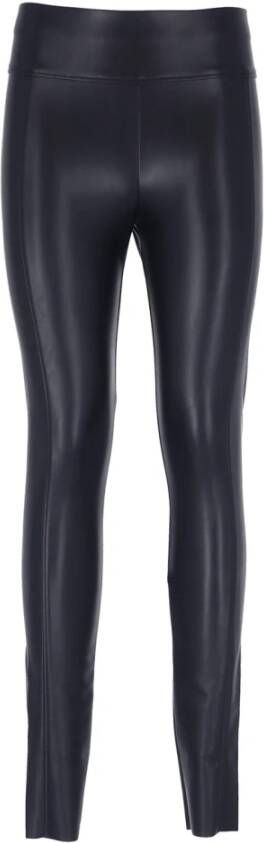 Wolford Leather Trousers Blauw Dames