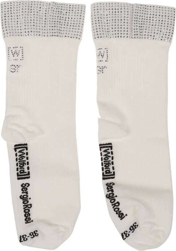 Wolford Socks White Dames