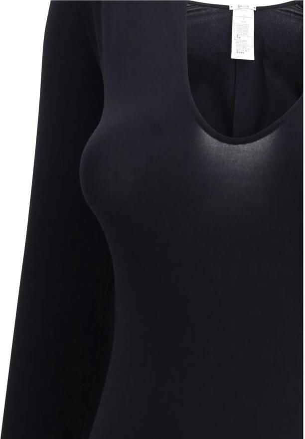 Wolford Elegant V-hals Lange Mouw Bodysuit Black Dames - Foto 5