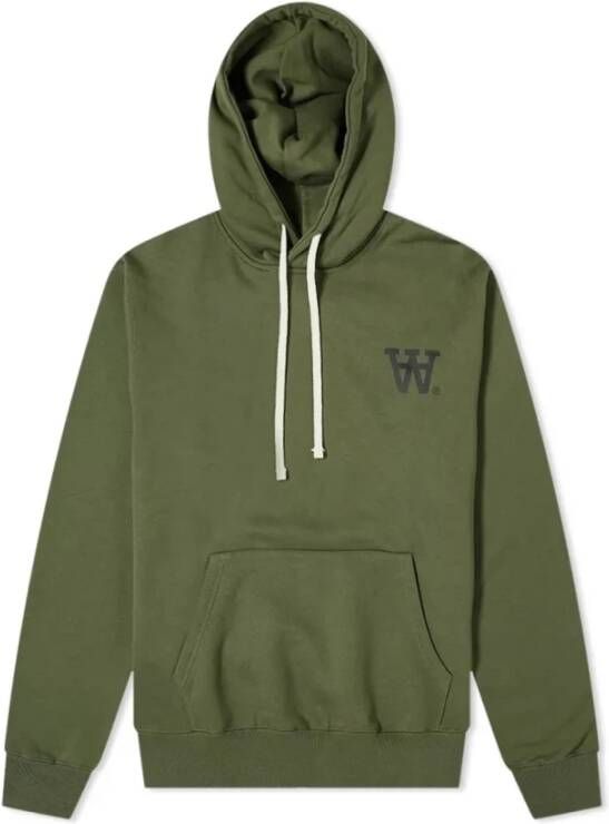 Wood Ian Hoody -L Groen Heren
