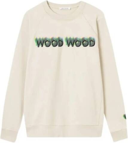 Wood Sweatshirts & Hoodies Beige Heren