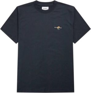 Woodbird T-shirt korte mouw Blauw Heren