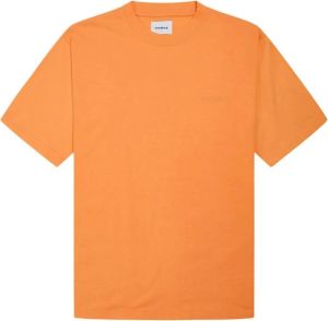 Woodbird T-shirt korte mouw Oranje Heren