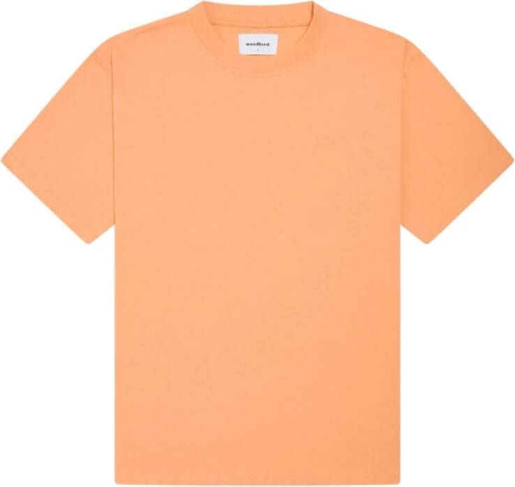 Woodbird T-shirt korte mouw Rood Heren