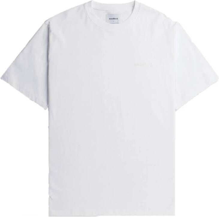 Woodbird T-shirt korte mouw Wit Heren