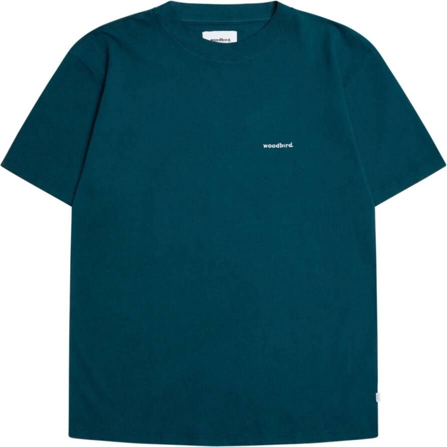 Woodbird T-Shirt- WB Kaleb Sports TEE Groen Heren