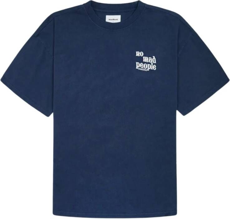 Woodbird T-Shirt- WB S S Bose Safe TEE Blauw Heren