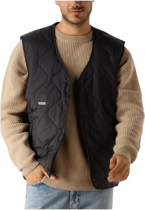 Woodbird Gewatteerde Bodywarmer voor Heren Black Heren - Foto 3
