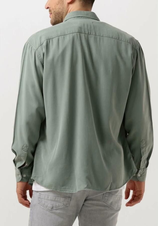 WOODBIRD Heren Overhemden Wbyuzo Tencel Shirt Groen - Foto 2