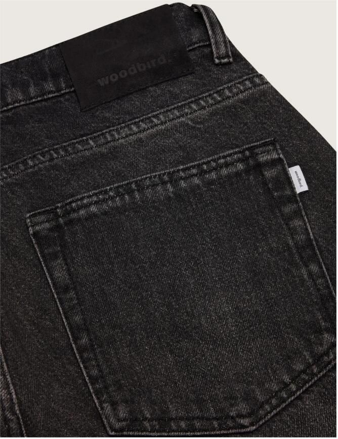 Woodbird Klassieke zwarte straight leg jeans Black Heren - Foto 13