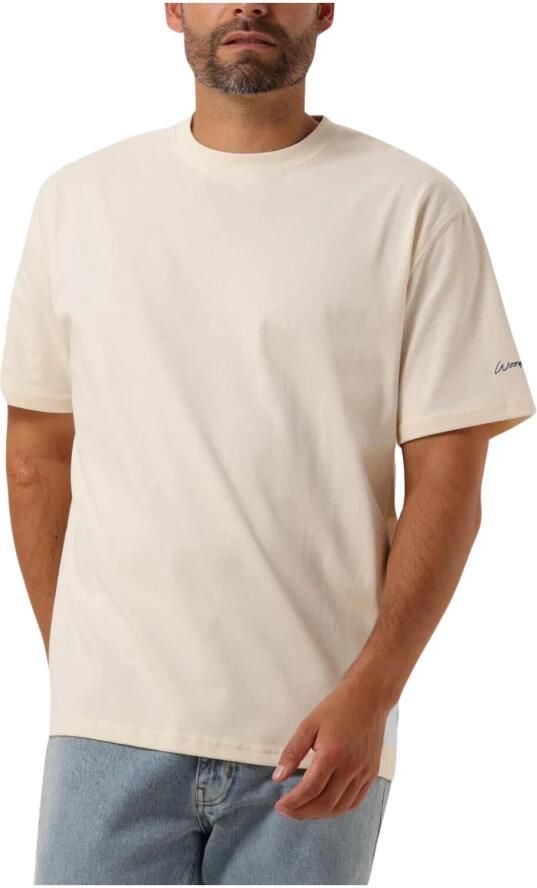 WOODBIRD Heren Polo's & T-shirts Wbbaine Noodle Tee Gebroken Wit - Foto 3