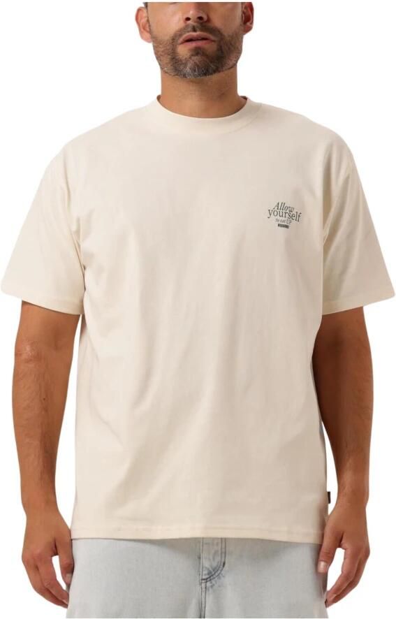 WOODBIRD Heren Polo's & T-shirts Wbbaine Eat Tee Gebroken Wit - Foto 3