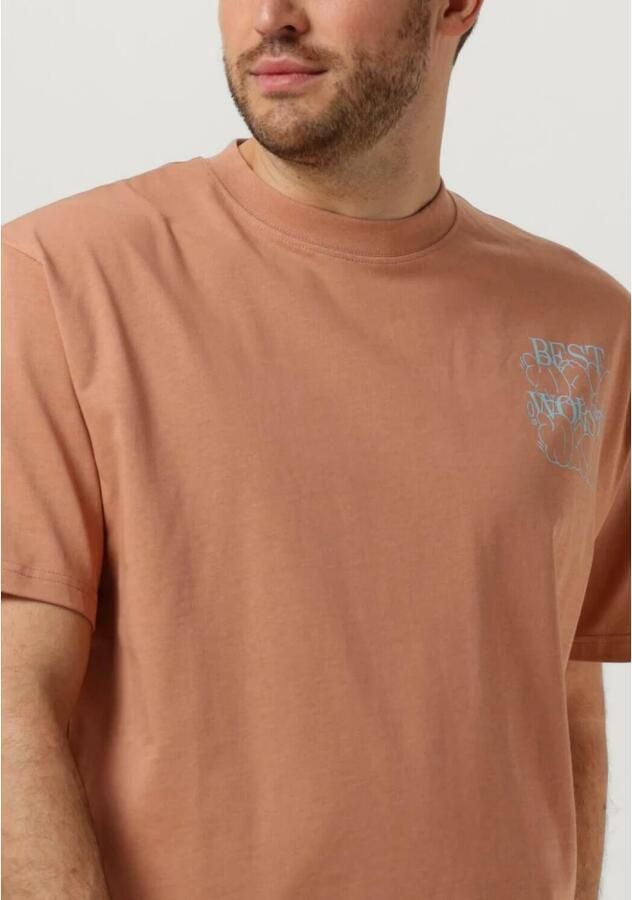 Woodbird Heren Polo & T-shirts Wbbaine Day Tee Brown Heren