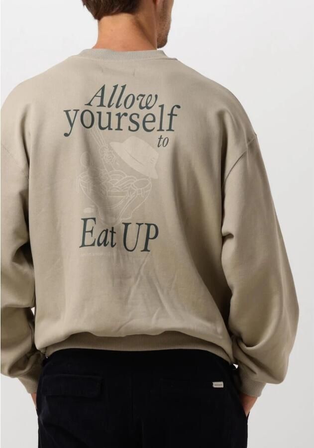 WOODBIRD Heren Truien & Vesten Wbcope Eat Crew Beige - Foto 2