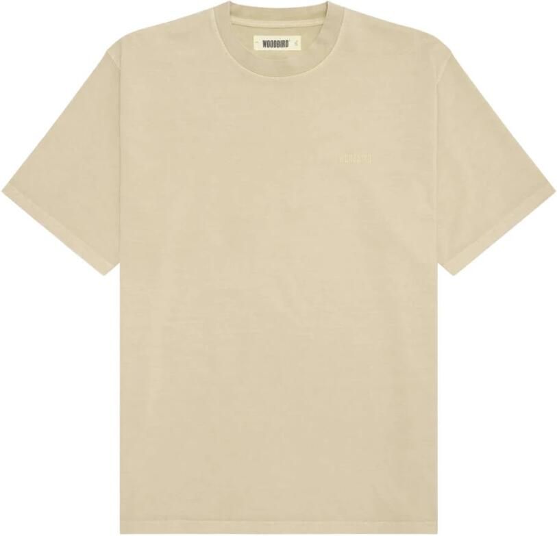 WOODBIRD Heren Polo's & T-shirts Wbbaine Washed Tee Zand - Foto 5