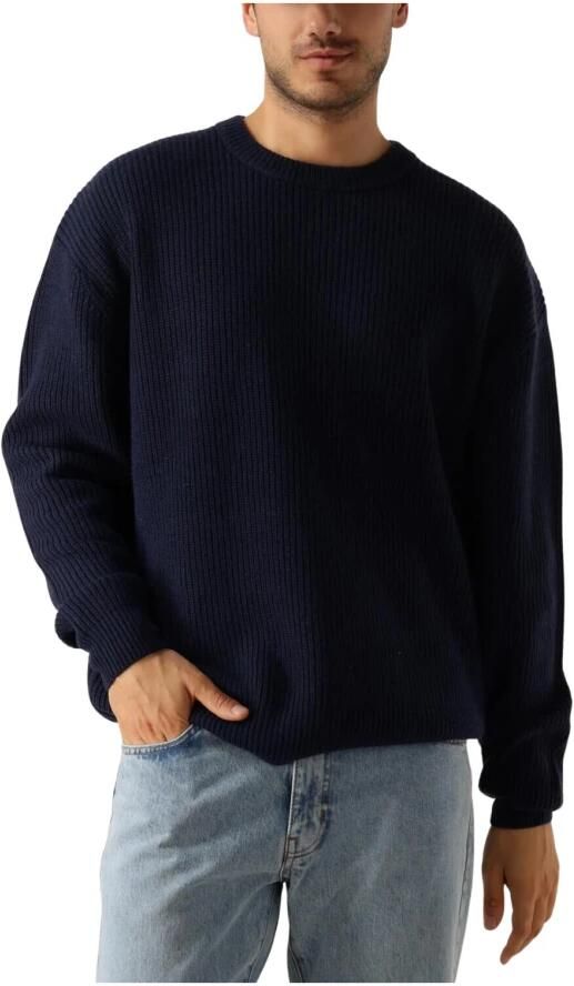 WOODBIRD Heren Truien & Vesten Wbkurt Base Knit Donkerblauw - Foto 3