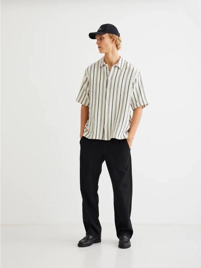 WOODBIRD Heren Overhemden Wbsunny Knipe Shirt Gebroken Wit - Foto 2