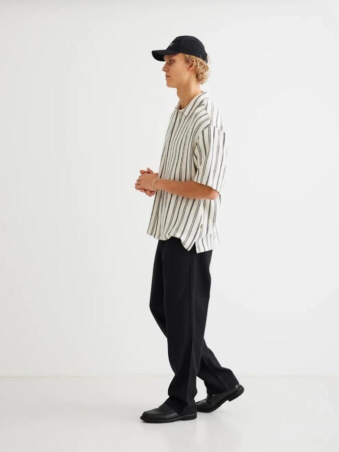 WOODBIRD Heren Overhemden Wbsunny Knipe Shirt Gebroken Wit - Foto 5