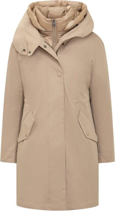 Woolrich 3-in-1 Parka Beige Dames