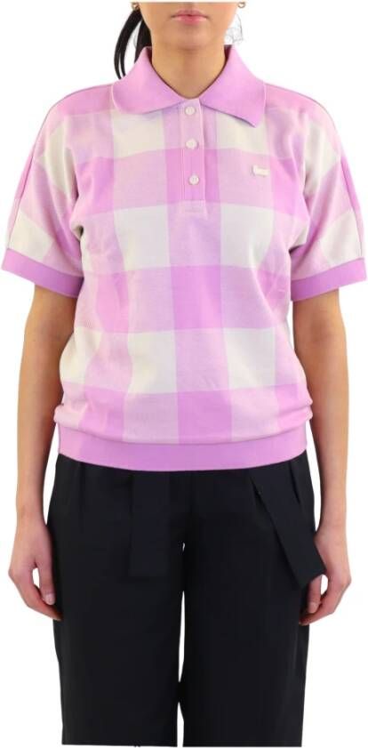 Woolrich American Check Polo Roze Dames