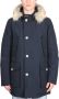 Woolrich Heren Arctic Parka met Afneembare Bontkraag Melton Blue Blauw Heren - Thumbnail 3