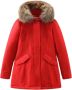 Woolrich Arctic Raccoon Parka Stijlvolle en warme winterjas Red Dames - Thumbnail 3