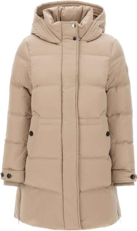 Woolrich Alsea Parka Warm en Dynamisch Beige Dames