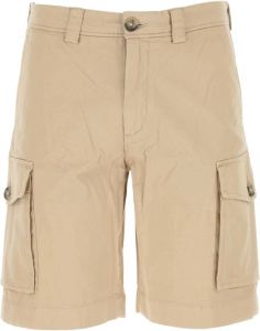 Woolrich Beige Stretch Cotton Bermuda shorts Beige Heren