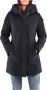 Woolrich Halflange Cordura Parka met Afneembare Bontcapuchon Blue Dames - Thumbnail 1