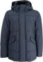 Woolrich Blauwe Blizzard Field Jacket Blauw Heren - Thumbnail 1