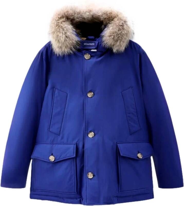 Woolrich Blue Arctic Anorak Jacket Cfwoou0272Mrut0001 Blauw Heren