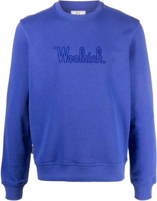 Woolrich Blauwe ML Giro Luxe Shirt Blauw Heren