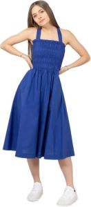 Woolrich Blue Dress Blauw Dames