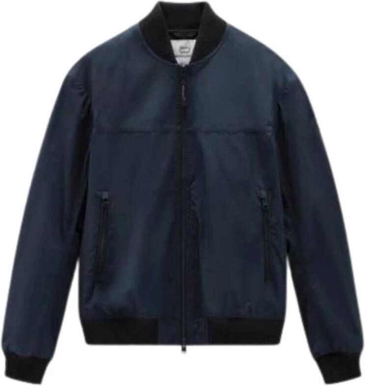 Woolrich Bomber Jackets Blauw Heren