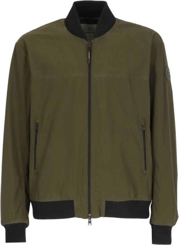 Woolrich Bomber Jackets Groen Heren